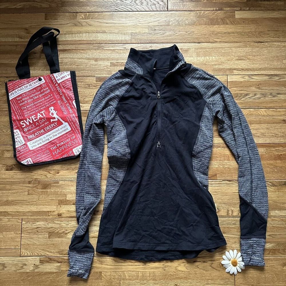 Lululemon Athletica pull over zip top jacket size 6